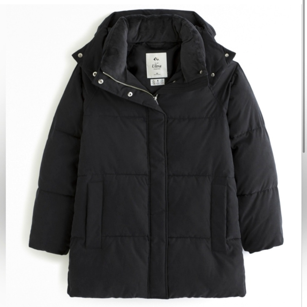 NWT Abercrombie & Fitch Mid Ultra Puffer